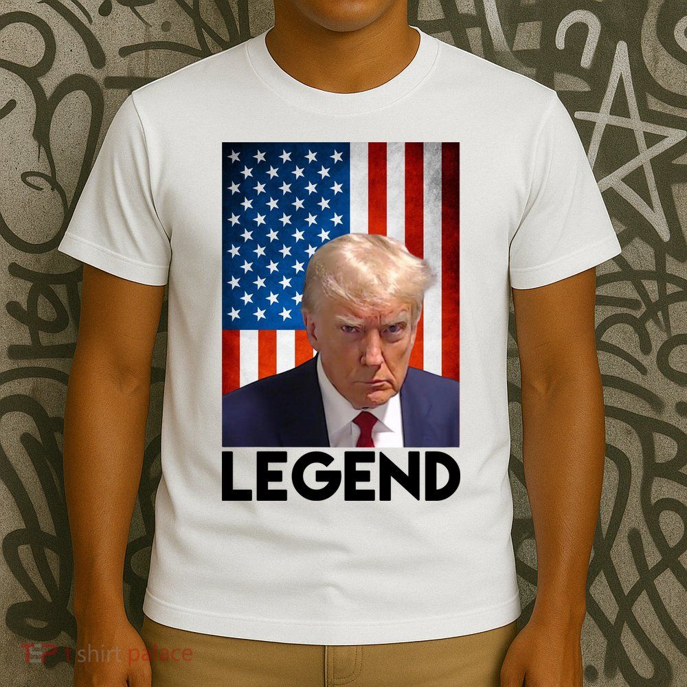 President Trump Legend American Flag T-Shirt