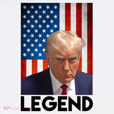President Trump Legend American Flag T-Shirt