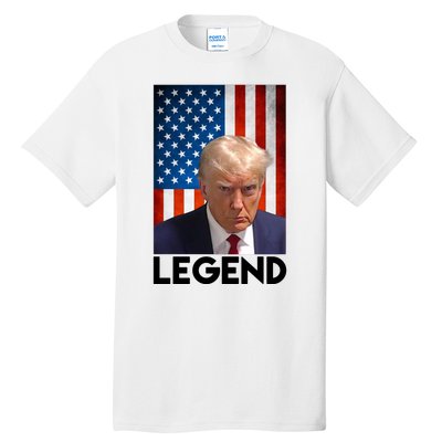 President Trump Legend American Flag Tall T-Shirt