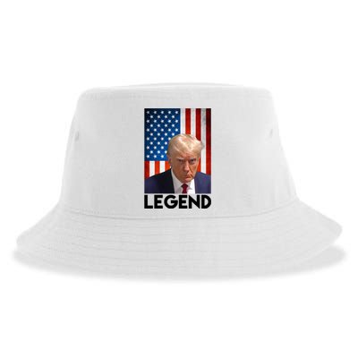 President Trump Legend American Flag Sustainable Bucket Hat