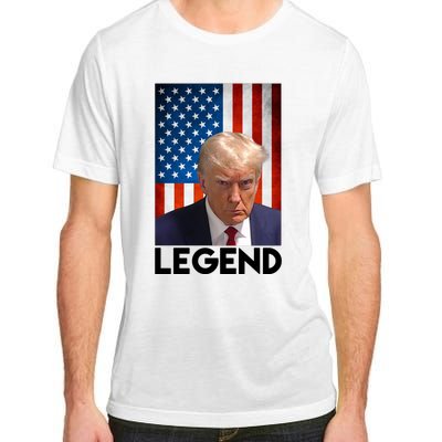 President Trump Legend American Flag Adult ChromaSoft Performance T-Shirt