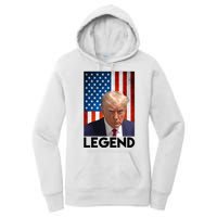 President Trump Legend American Flag Women's Pullover Hoodie