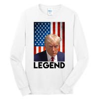 President Trump Legend American Flag Tall Long Sleeve T-Shirt