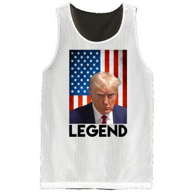 President Trump Legend American Flag Mesh Reversible Basketball Jersey Tank