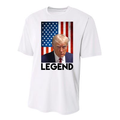 President Trump Legend American Flag Performance Sprint T-Shirt