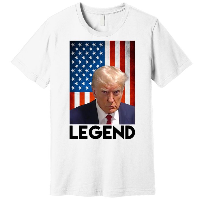 President Trump Legend American Flag Premium T-Shirt