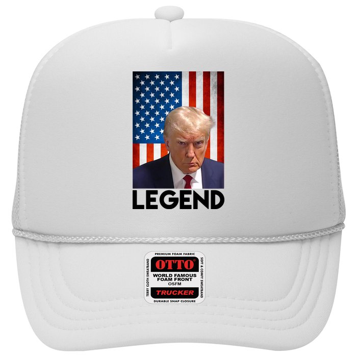 President Trump Legend American Flag Trucker Hat