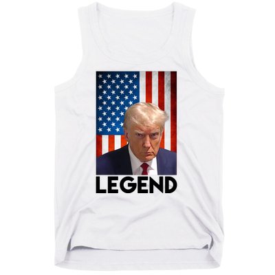 President Trump Legend American Flag Tank Top