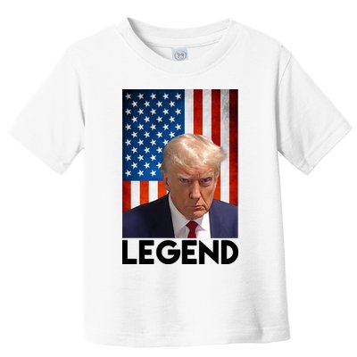 President Trump Legend American Flag Toddler T-Shirt