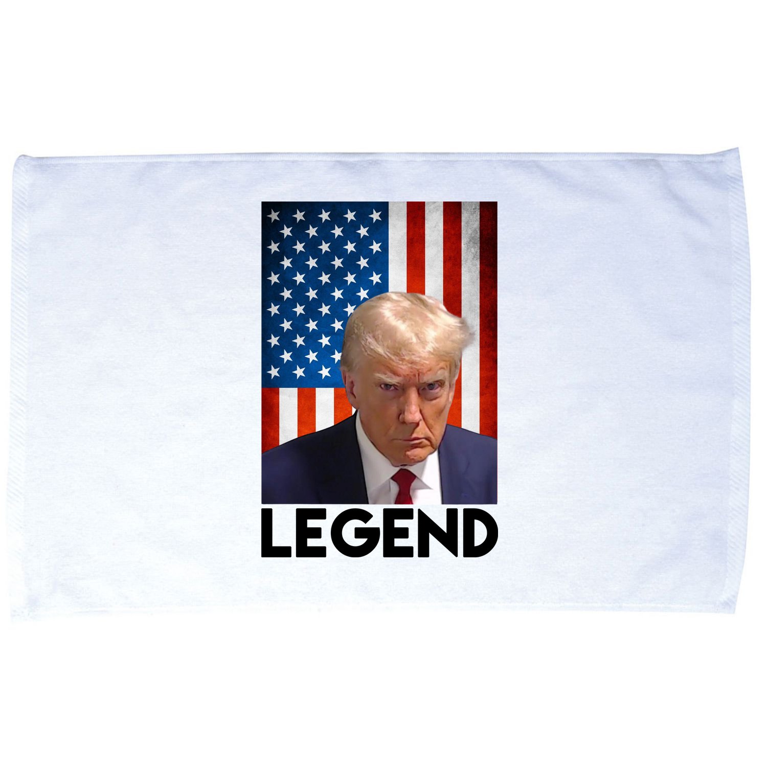 President Trump Legend American Flag Microfiber Hand Towel