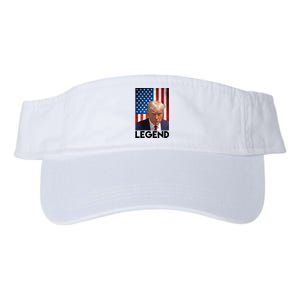 President Trump Legend American Flag Valucap Bio-Washed Visor