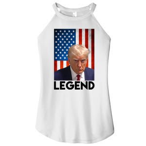 President Trump Legend American Flag Women's Perfect Tri Rocker Tank