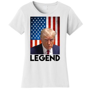 President Trump Legend American Flag Women's T-Shirt