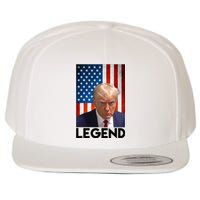 President Trump Legend American Flag Wool Snapback Cap