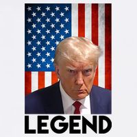President Trump Legend American Flag Wool Snapback Cap