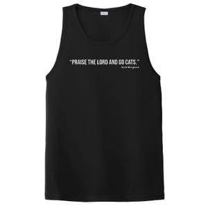 Praise The Lord And Go Cats PosiCharge Competitor Tank