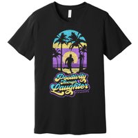 Positivity Thru Laughter Funny Distressed FIT2SERVE Premium T-Shirt