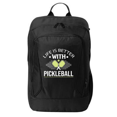Pickleball T Life Is Better With Pickleball City Backpack