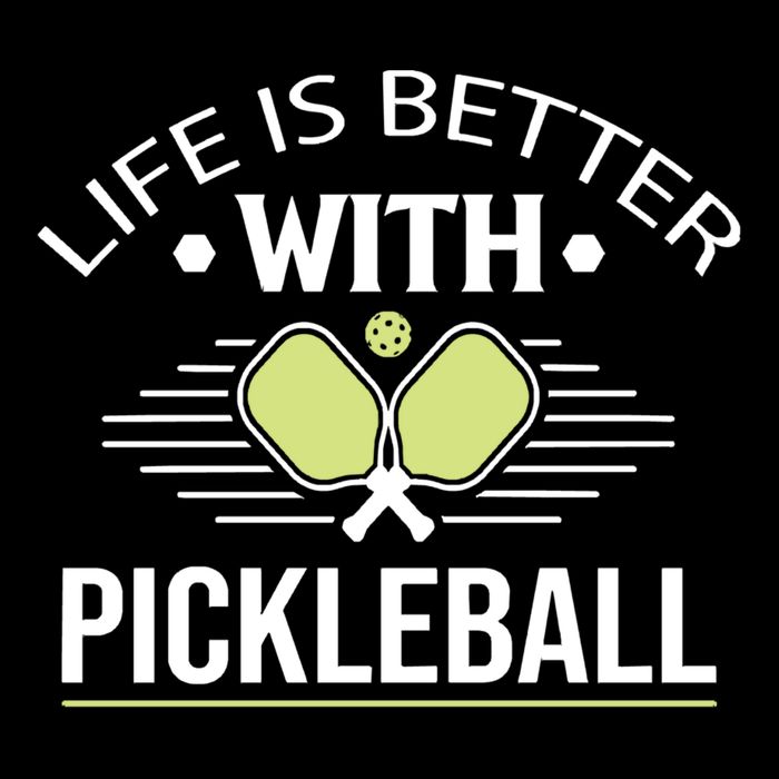 Pickleball T Life Is Better With Pickleball Wool Snapback Cap