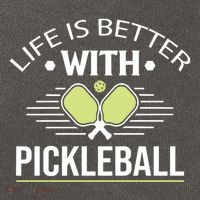 Pickleball T Life Is Better With Pickleball Cotton Canvas Backpack