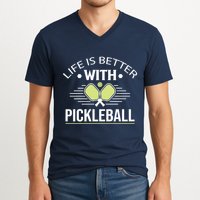 Pickleball T Life Is Better With Pickleball V-Neck T-Shirt