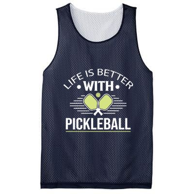 Pickleball T Life Is Better With Pickleball Mesh Reversible Basketball Jersey Tank