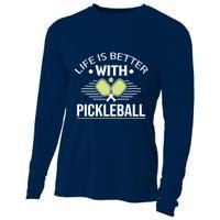 Pickleball T Life Is Better With Pickleball Cooling Performance Long Sleeve Crew