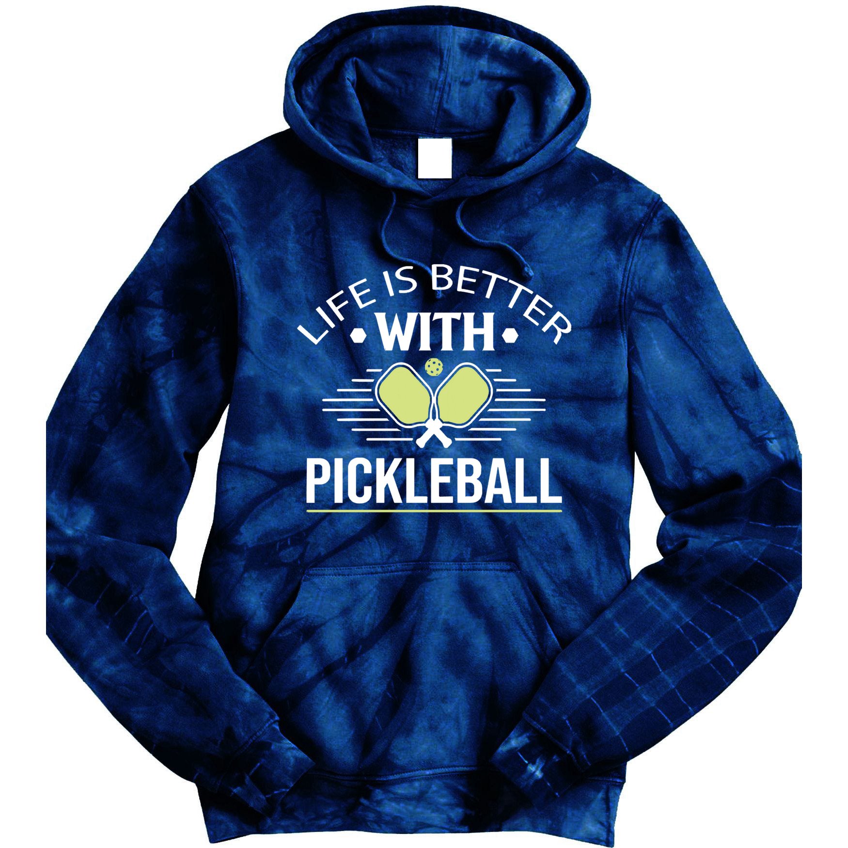 Pickleball T Life Is Better With Pickleball Tie Dye Hoodie