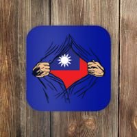 Proud Taiwanese Love Taiwan Flag Country Home Nation Gift Coaster