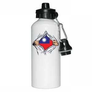 Proud Taiwanese Love Taiwan Flag Country Home Nation Gift Aluminum Water Bottle