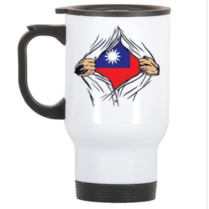 Proud Taiwanese Love Taiwan Flag Country Home Nation Gift Stainless Steel Travel Mug