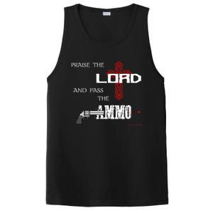 Praise The Lord And Pass The Ammo Hoodie Patriotic Usa Trump PosiCharge Competitor Tank