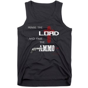 Praise The Lord And Pass The Ammo Hoodie Patriotic Usa Trump Tank Top