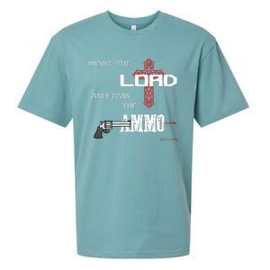 Praise The Lord And Pass The Ammo Hoodie Patriotic Usa Trump Sueded Cloud Jersey T-Shirt