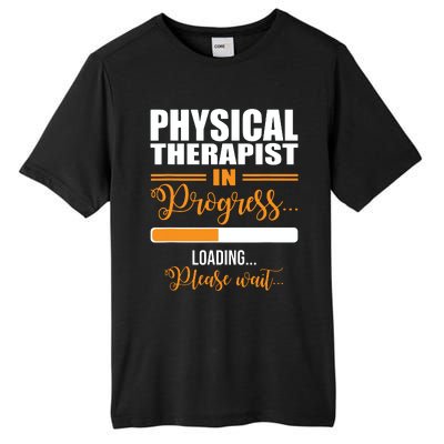 Physical Therapist Loading Please Wait Future Funny PT Gifts Tall Fusion ChromaSoft Performance T-Shirt