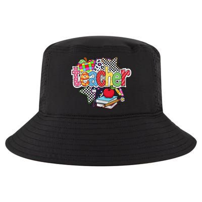 Preppy Teacher Last Day Of School Teacher Summer Cool Comfort Performance Bucket Hat