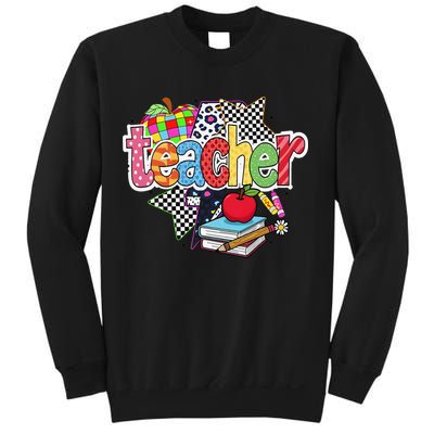 Preppy Teacher Last Day Of School Teacher Summer Sweatshirt