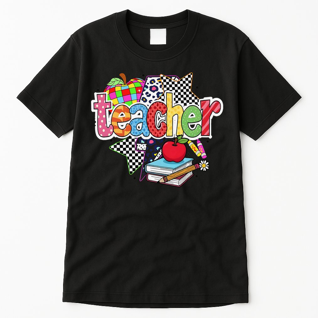 Preppy Teacher Last Day Of School Teacher Summer Tall T-Shirt