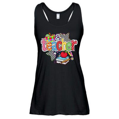 Preppy Teacher Last Day Of School Teacher Summer Ladies Essential Flowy Tank