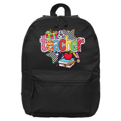 Preppy Teacher Last Day Of School Teacher Summer 16 in Basic Backpack