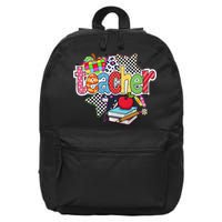 Preppy Teacher Last Day Of School Teacher Summer 16 in Basic Backpack