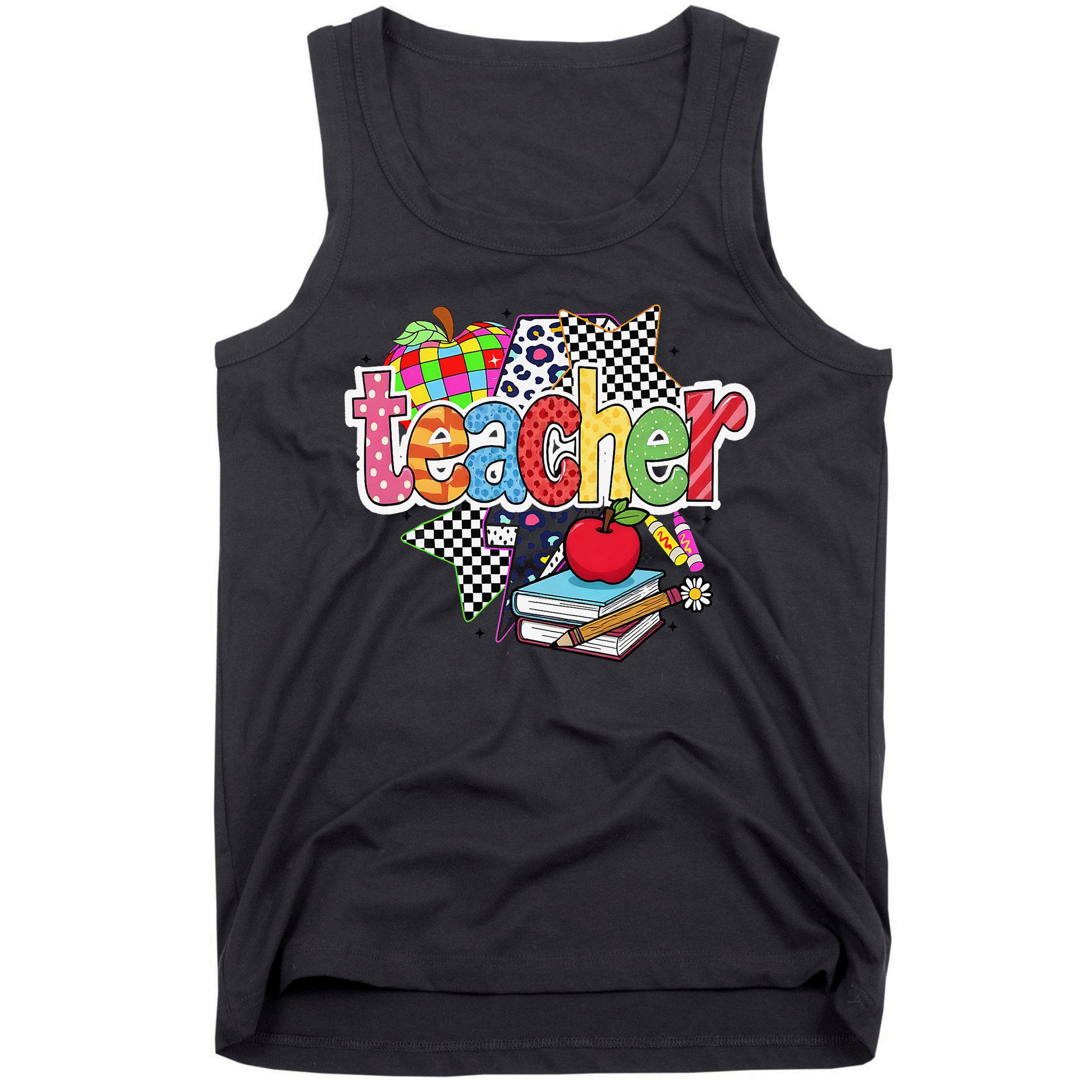 Preppy Teacher Last Day Of School Teacher Summer Tank Top