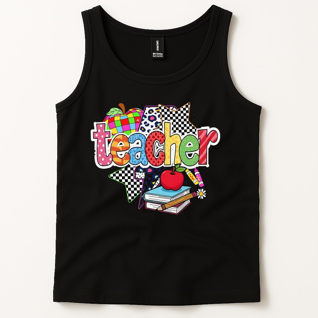 Preppy Teacher Last Day Of School Teacher Summer Tank Top