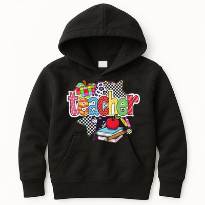 Preppy Teacher Last Day Of School Teacher Summer Kids Hoodie