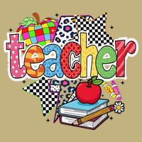 Preppy Teacher Last Day Of School Teacher Summer Cooling Performance Crew T-Shirt