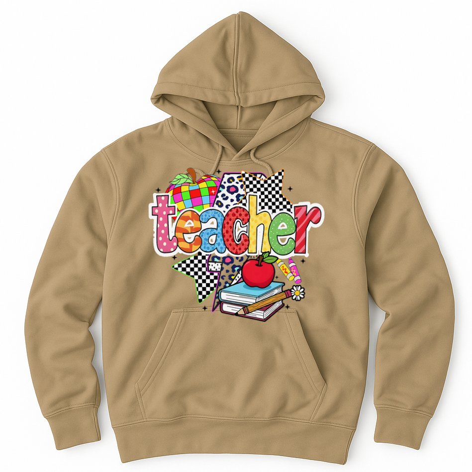 Preppy Teacher Last Day Of School Teacher Summer Hoodie