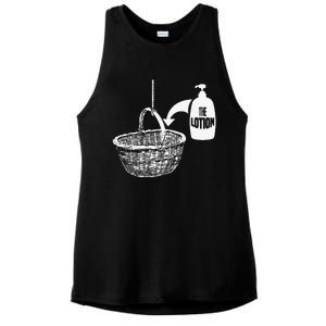 Put The Lotion In The Basket Creepy Halloween Torture Ladies PosiCharge Tri-Blend Wicking Tank