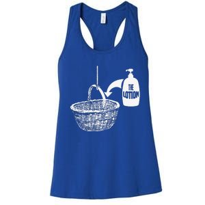 Put The Lotion In The Basket Creepy Halloween Torture Women's Racerback Tank