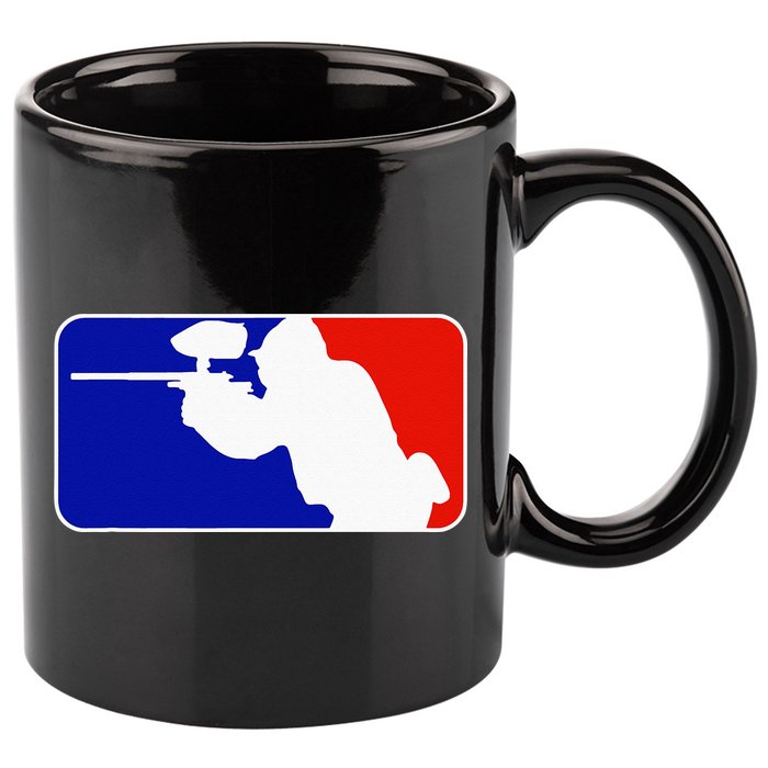 PAINTBALL TOURNAMENT LEAGUE PLAYER MAJOR 11oz C Handle Ceramic Mug