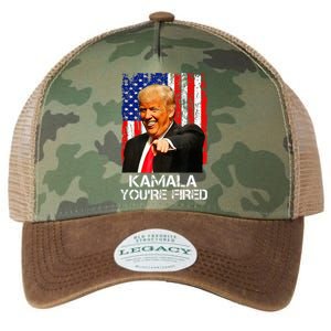 President Trump Laughing At Kamala Legacy Tie Dye Trucker Hat